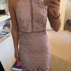 Bardot halter lace dress!